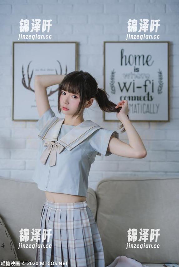 只有喵糖映画能拍出这么可爱的jk制服少女，原图和资源简直是双重享受！